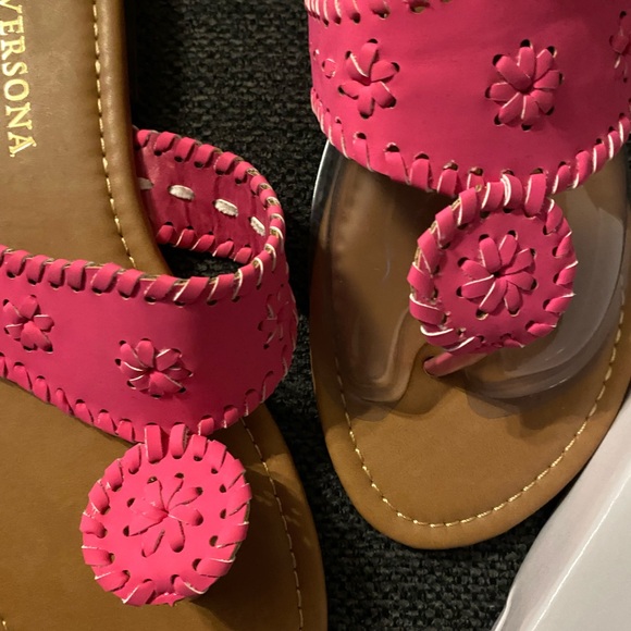 Brand new Hot pink Versona sandals size 9 - Picture 4 of 5
